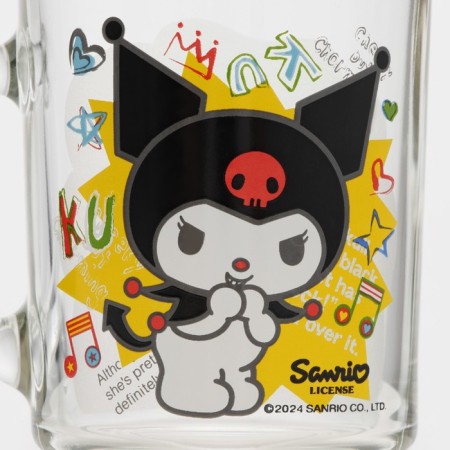 Glass mug "Kuromi. Graffiti ", 230 ml-1