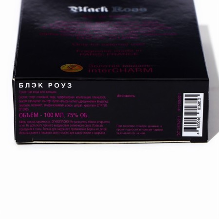Tuale water for women Black Rose, based on X5 Black, Paco Rabanne, 100 ml-3