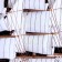 Souvenir ship large "Deutschland", sides dark tree, white sails, 60 × 12 × 51 cm