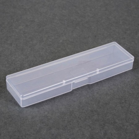 Organizer for storage, with a lid, 16.5 × 4.5 × 2.2 cm, the color is transparent-3