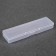 Organizer for storage, with a lid, 16.5 × 4.5 × 2.2 cm, the color is transparent