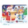 Puzzle "Santa Claus and Snow Maiden", a large gift box, 24 elements