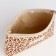 Simple cosmetic bag Leo, 20*3*12, lightning department, lining, beige