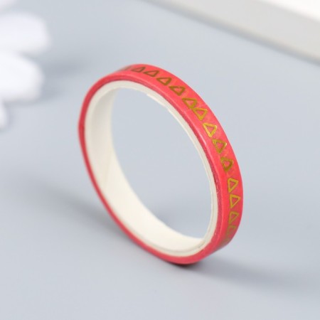 Glue tape Paper "Pavino tail" set of 20 pcs width. 0.5 cm dl. 2 m 4x10 cm-1