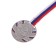Prize medal 057 diam 5 cm. 2 place, tricolor. Color ser. With a ribbon