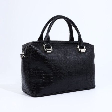 Olivi-sakvoyzh bag on lightning, a long belt, black color-2