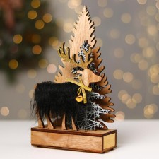 New Year's decor with backlight 