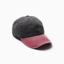 Male cap minaku, black/raspberry color, rr 56-58