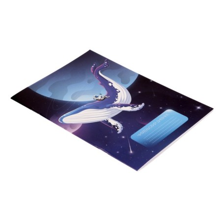 Reading Diary of 16 sheets "Kit in space", cover coated cardboard-1