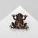 Brooch "Frog" color mix