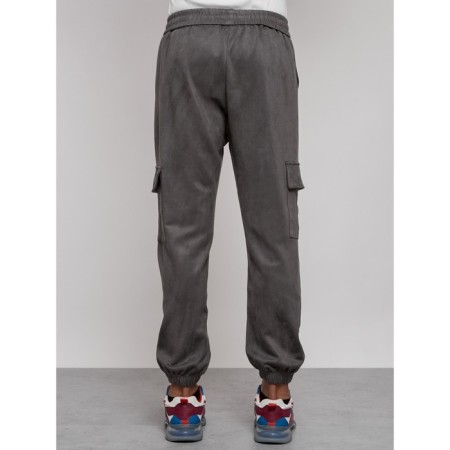 Joggers are sports male, size 50, gray color-8