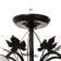 Susana chandelier 5x15W E27 Black/Gold 58x58x32cm Bayerlux