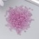 Glass beads 8/0 "Matte translucent. Lavender-pink" 10 g
