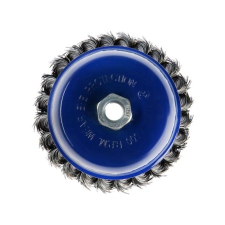 Metal brush for ushm tundra, twisted wire, "cup", M14, 125 mm-3