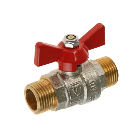 Ball bar Valtec Base, external/external thread 1/2 ", butterfly