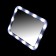 Luazon KZ-01 mirror, backlight, desktop, 14 diodes, 4haa (not included), white