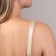 Glass for straps, shiny, 15 mm, 10 ± 0.5 m, beige color