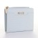 Women's wallet on the button, blue color
