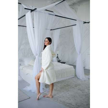 Frequency bathrobe, size 52, champagne color-2
