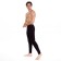 Male thermal underwear (pants), black color, size 50