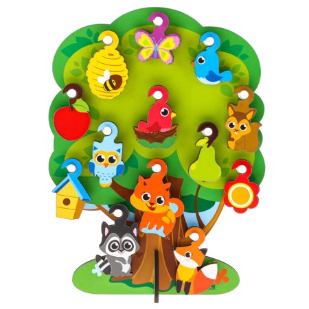 Toy with hooks "Forest tree"-4