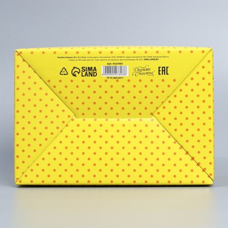 Box Gift team, packaging, "Happy Birthday", 22 x 15 x 10 cm-5