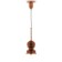 Suspension lamp Mantra Sonata, E27, 1x20W, 535 mm, Copper color