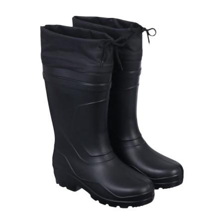 Male boots with insulation, black color, size 45-1