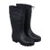 Male boots with insulation, black color, size 45