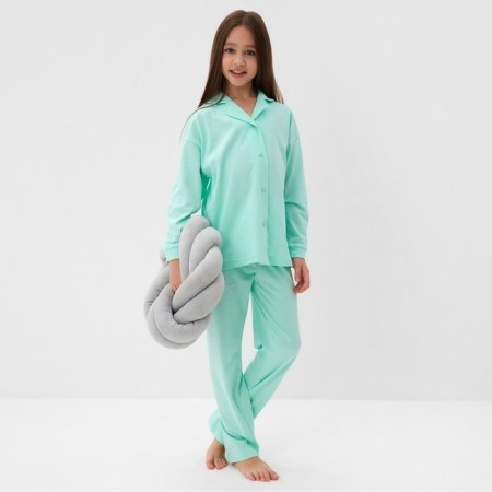 Pajama nursery (shirt and trousers) minku, mint color, height 158 ​​cm-1