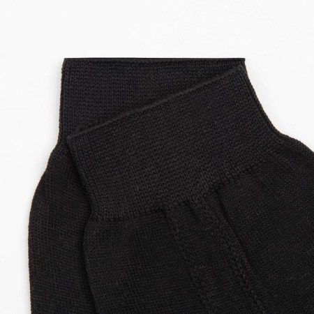 Male woolen socks, black color, size 27-1