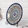 Plant of Rishtan ceramics "Patterns", 28 cm, blue