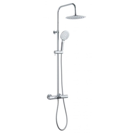Shower system ESKO STT5054, thermostat, tropical shower, shower, chromium