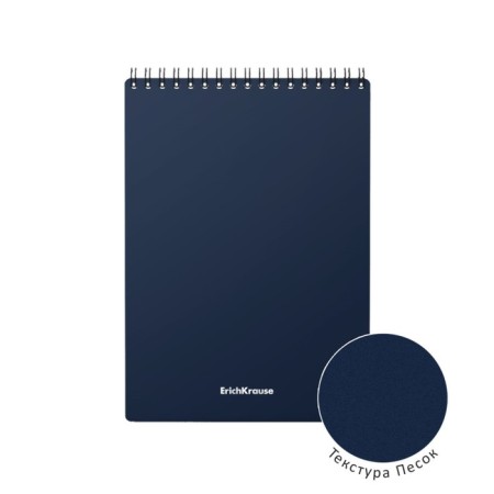 Notepad A5, 60 sheets in a cage, on the crest Erichkrause Classic, plastic cover, offset unit-6