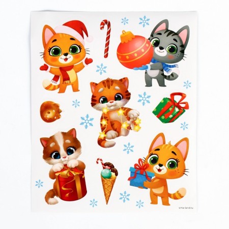 New Year's set for creativity. Creative workshop "New Year! Kit and friends "-3