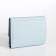 Women's wallet on the button, blue color