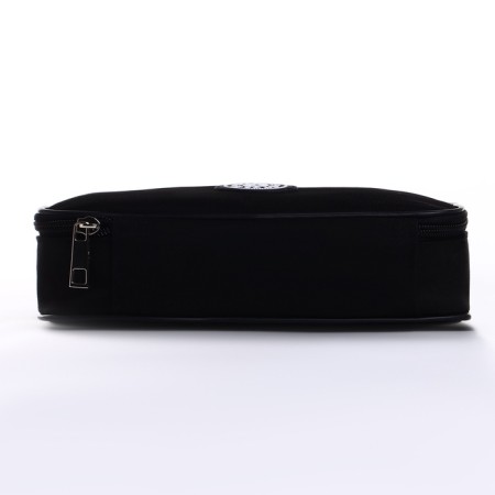 Style cosmetic bag, 21.8*12.5*6, lightning department, black-1