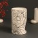 Aroma lamp ceramics "You are free" white 7.2x7.2x11.6 cm