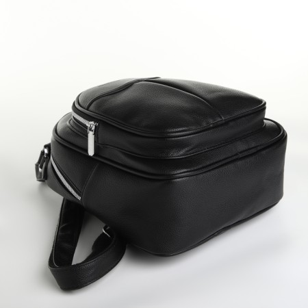Women's backpack on lightning, black color-2
