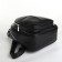 Women's backpack on lightning, black color