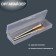 Organizer for storage, with a lid, 16.5 × 4.5 × 2.2 cm, the color is transparent