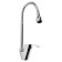 Kitchen mixer Zein Z3498, flexible surge, dual -mode aerator, brass, chrome