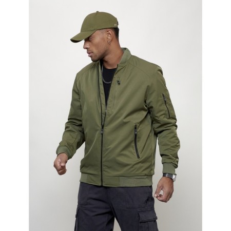 Male bomber, size 58, khaki color-2