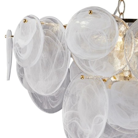 Suspended chandelier Elegantly 8xe14 40w, size 60x60x50-100 cm, color gold-2