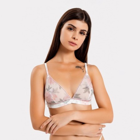 Women's bra, white color, size 75b