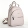 City backpack on lightning, beige color