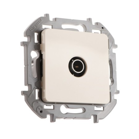 TV socket, star, Legrand Inspiria, 1.5 dB - 0-2400 MHz, ivory