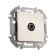 TV socket, star, Legrand Inspiria, 1.5 dB - 0-2400 MHz, ivory
