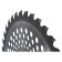 Champion C5114 trimmer knife with hard alloy teeth, 36 teeth, 230x25.4 mm