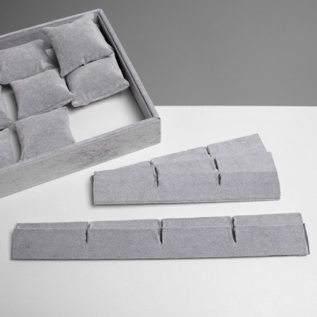 Catch for watches, bracelets, 12 seats, 35 × 24 × 5 cm, color gray color-4